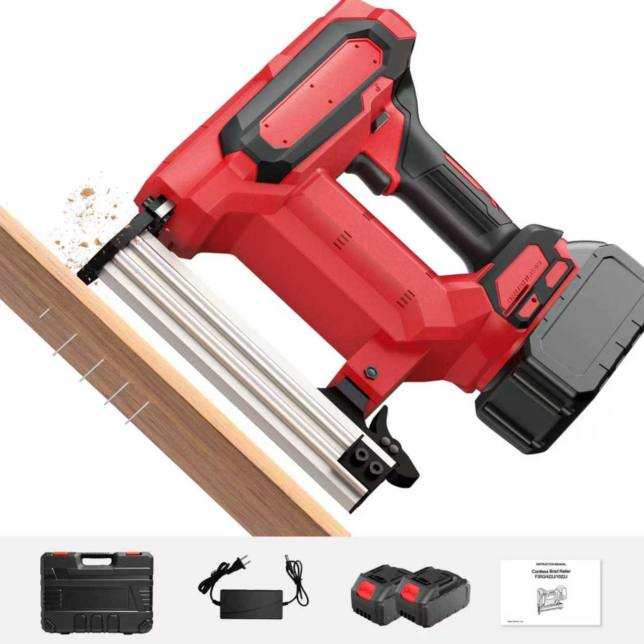Home Improvement Brad - Rechargeable Cordless Brad Nailer 21V, 2400mAh