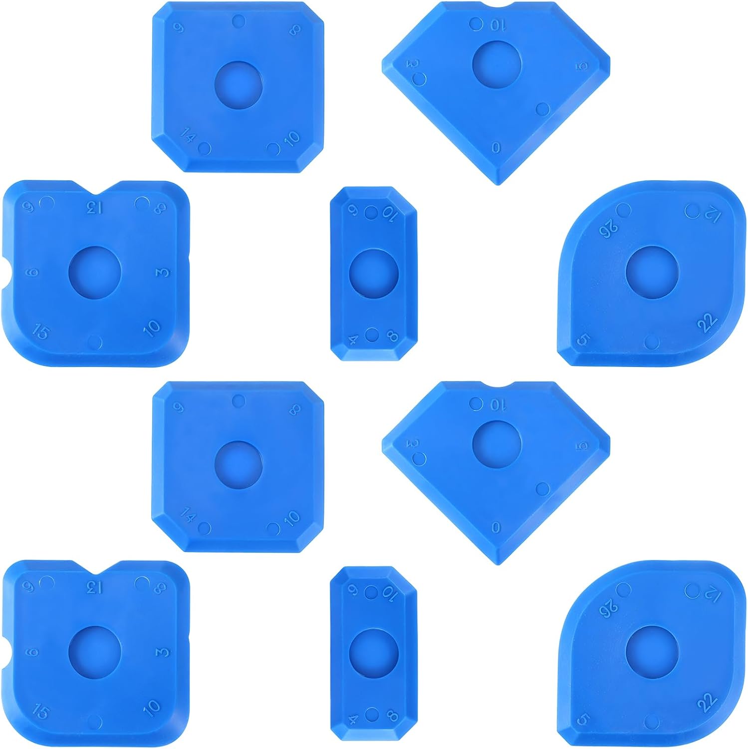 Bathroom Caulk Siliconized - 10 Pcs Silicone Caulking Tool Set,
