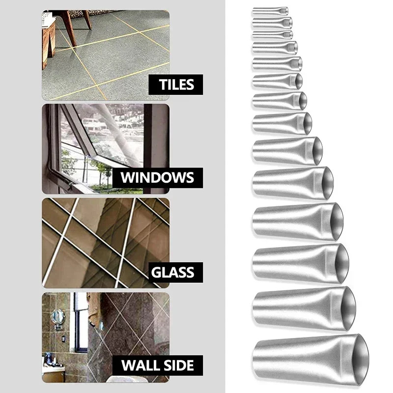 14PCS Stainless Steel Caulk No - مراجعة Bathroom Caulk Siliconized وسعره