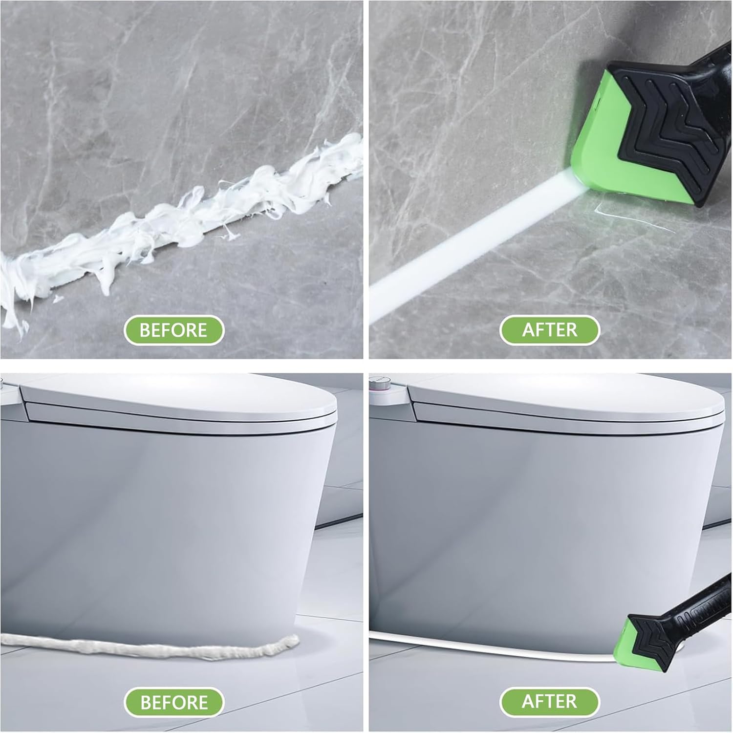 3 in 1 Silicone Caulking Tool  - مراجعة Bathroom Caulk Siliconized وسعره