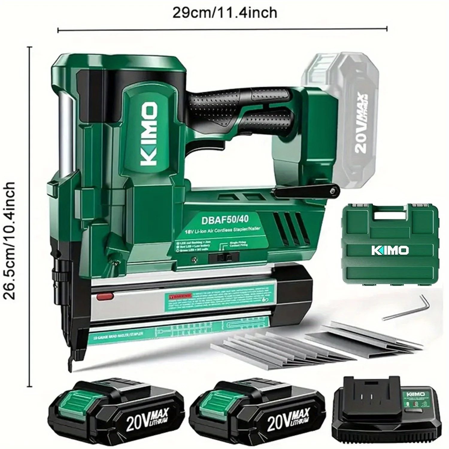 KEEHOME KIMO 18 Gauge Nail Gun - مراجعة Home Improvement Brad وسعره