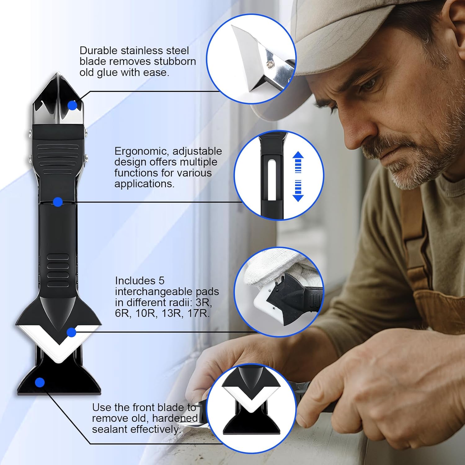 11Pcs Silicone Caulking Tools  - مراجعة Bathroom Caulk Siliconized وسعره