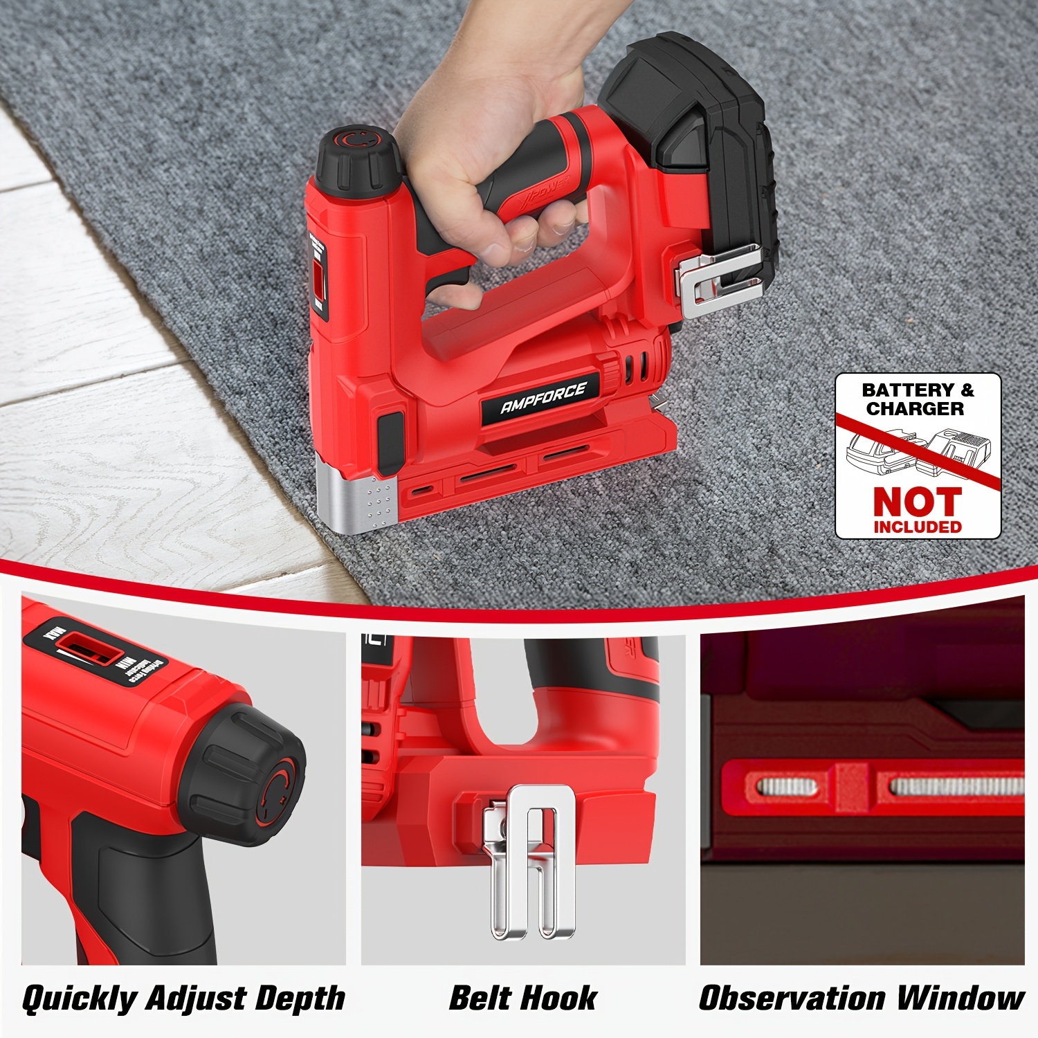 2-in-1 Cordless 18GA Brad Nail - مراجعة Home Improvement Brad وسعره