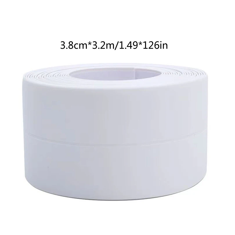 White Bathroom Adhesive Tape K - مراجعة Bathroom Caulk Siliconized وسعره