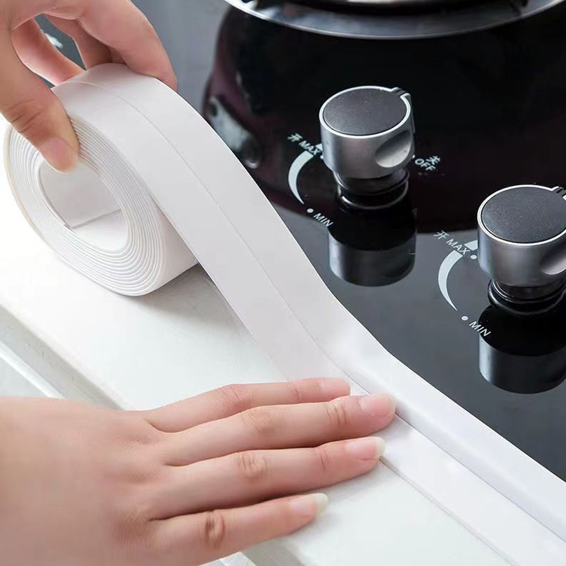 White Bathroom Adhesive Tape K - مراجعة Bathroom Caulk Siliconized وسعره
