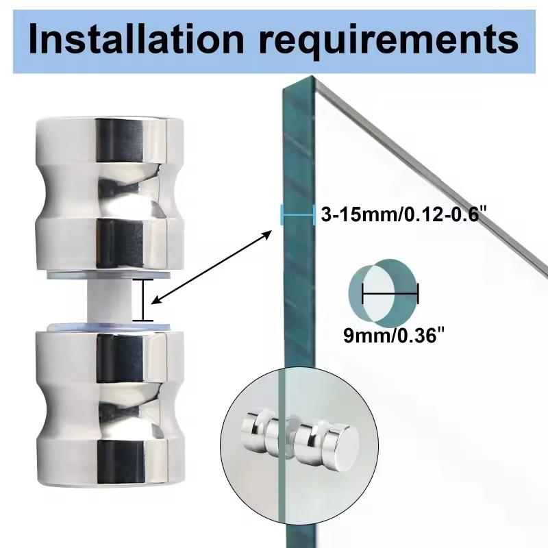 Stylish Shower Glass Door Hand - مراجعة Door Knob Replacement وسعره