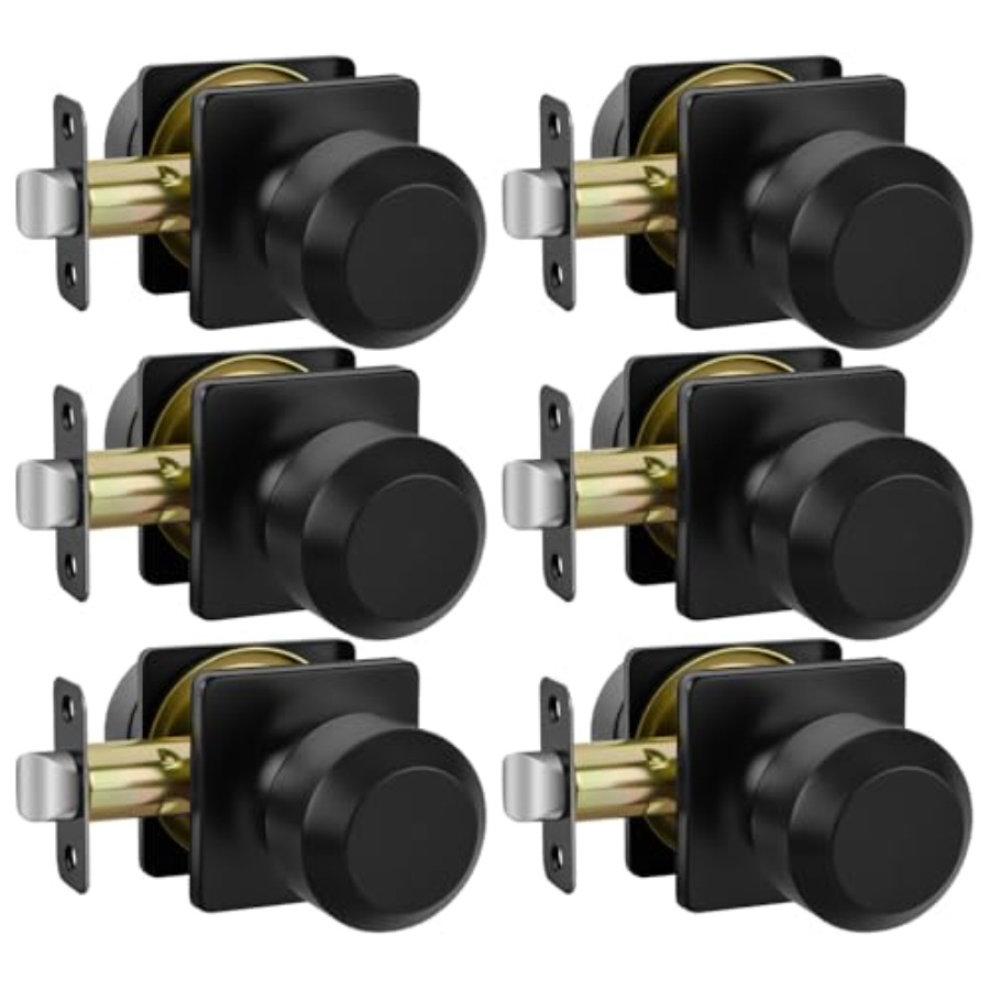 Packs Interior Door Knobs, Doo - مراجعة Door Knob Replacement وسعره