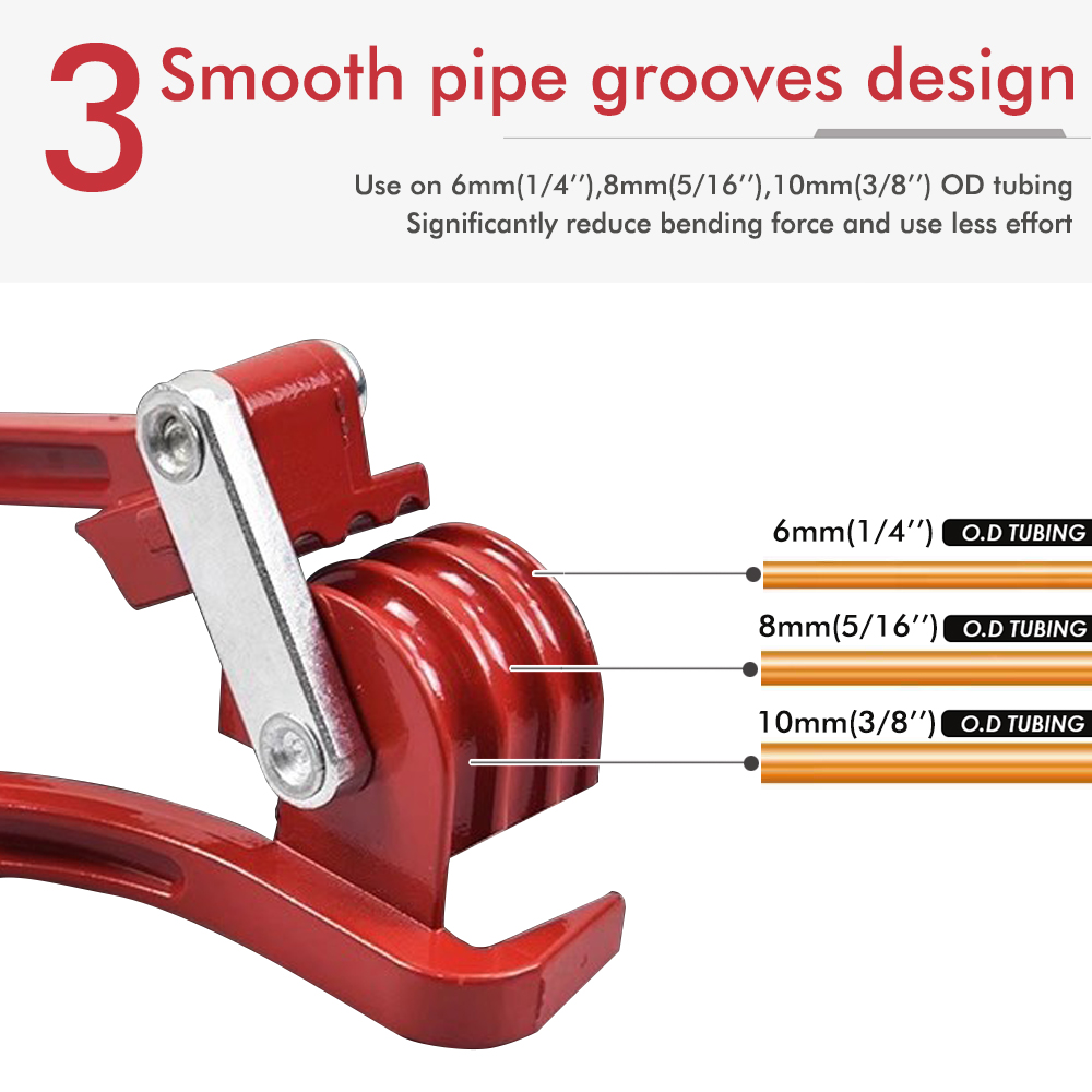 3-in-1 Pipe Bender Tool,90-180 - مراجعة Home Improvement Youtube وسعره
