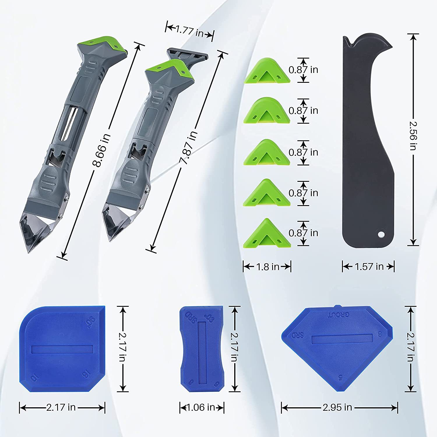 5 In 1 Silicone Caulking Tools - مراجعة Bathroom Caulk Siliconized وسعره