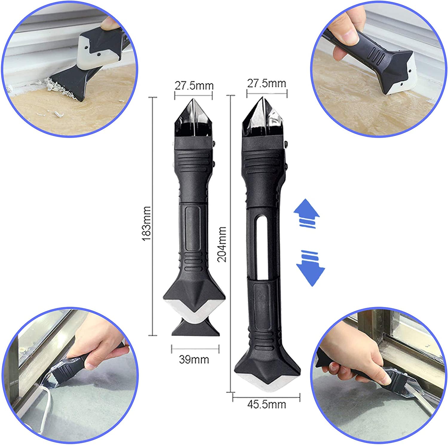 5 in 1 Silicone Caulking Tools - مراجعة Bathroom Caulk Siliconized وسعره