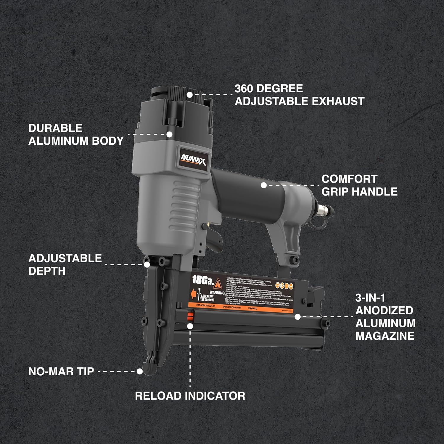 3-in-1 Pneumatic Nail Gun 16GA - مراجعة Home Improvement Brad وسعره