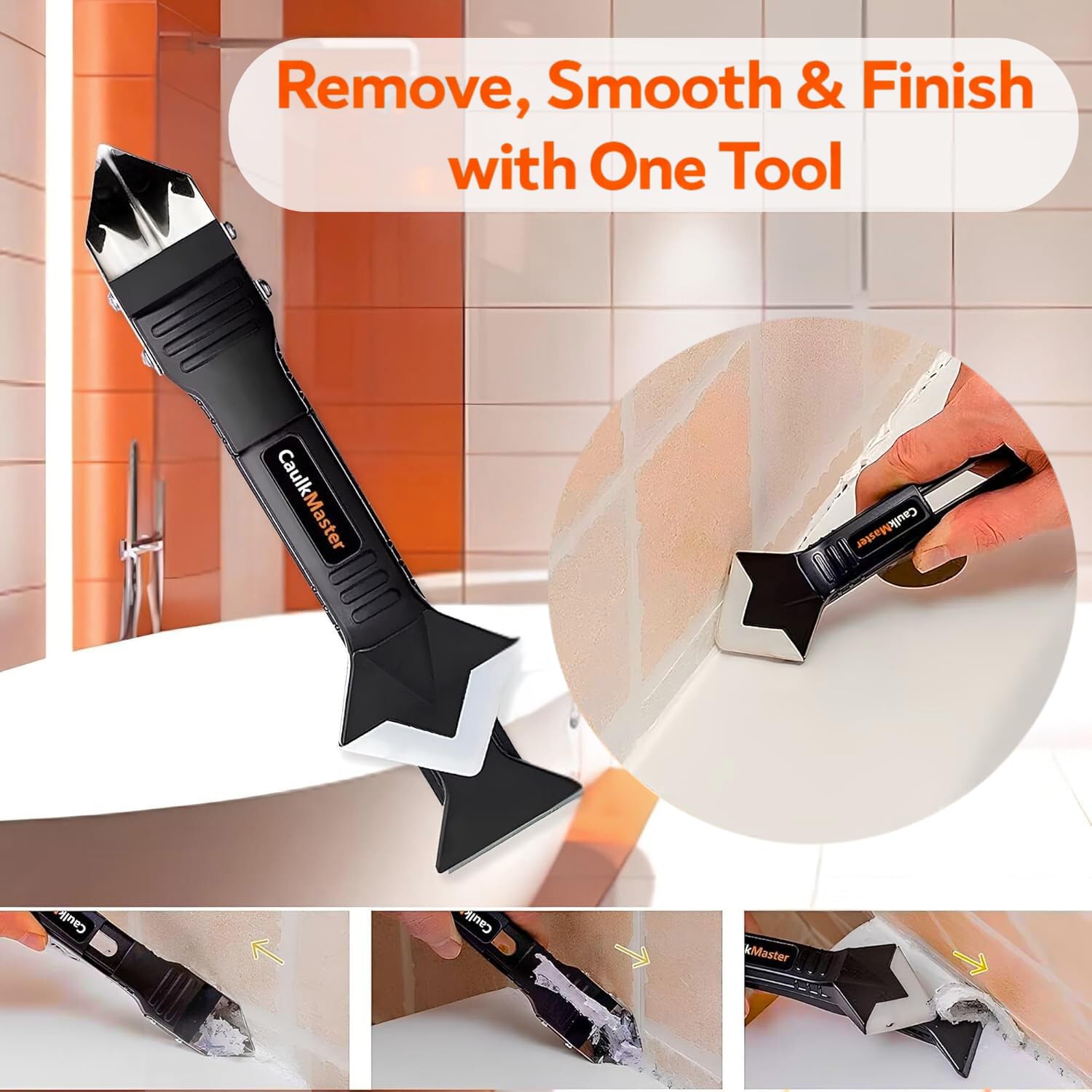 3 in 1 Silicone Caulking Tool  - مراجعة Bathroom Caulk Siliconized وسعره