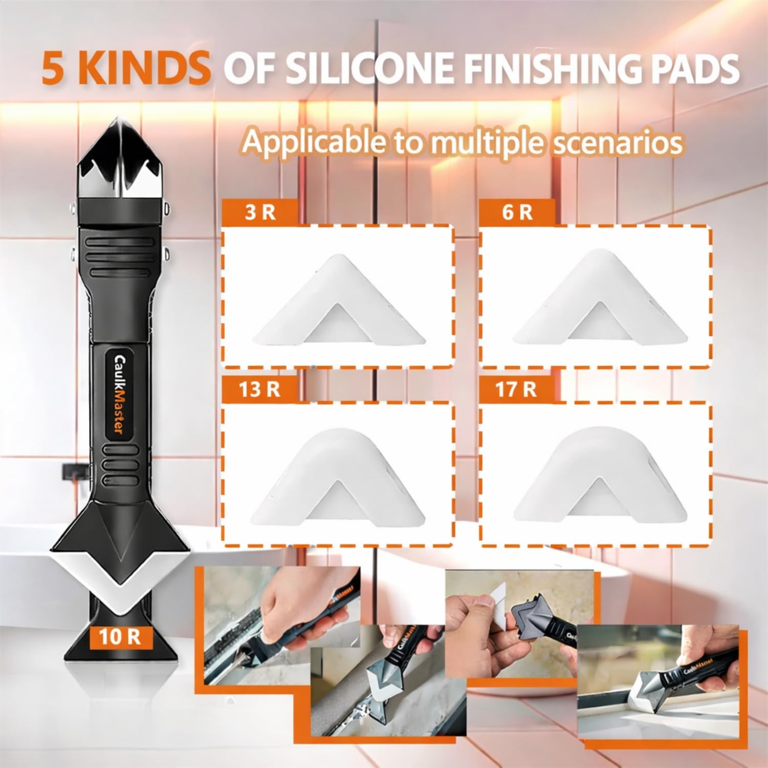 3 in 1 Silicone Caulking Tool  - مراجعة Bathroom Caulk Siliconized وسعره