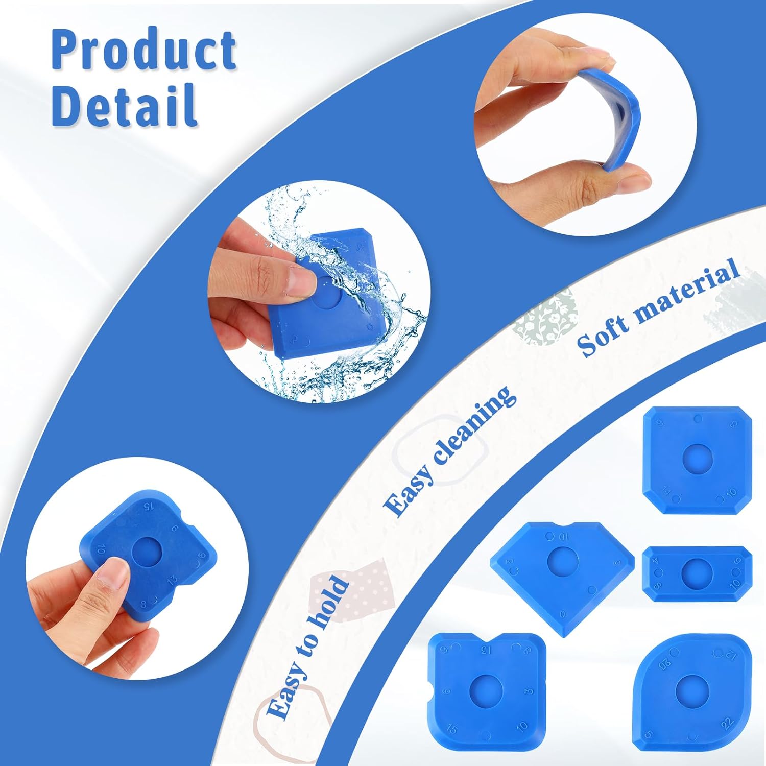 10 Pcs Silicone Caulking Tool  - مراجعة Bathroom Caulk Siliconized وسعره