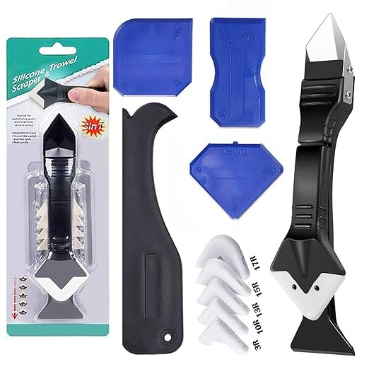 Silicone Caulking Tool Kit，Gla - مراجعة Bathroom Caulk Siliconized وسعره