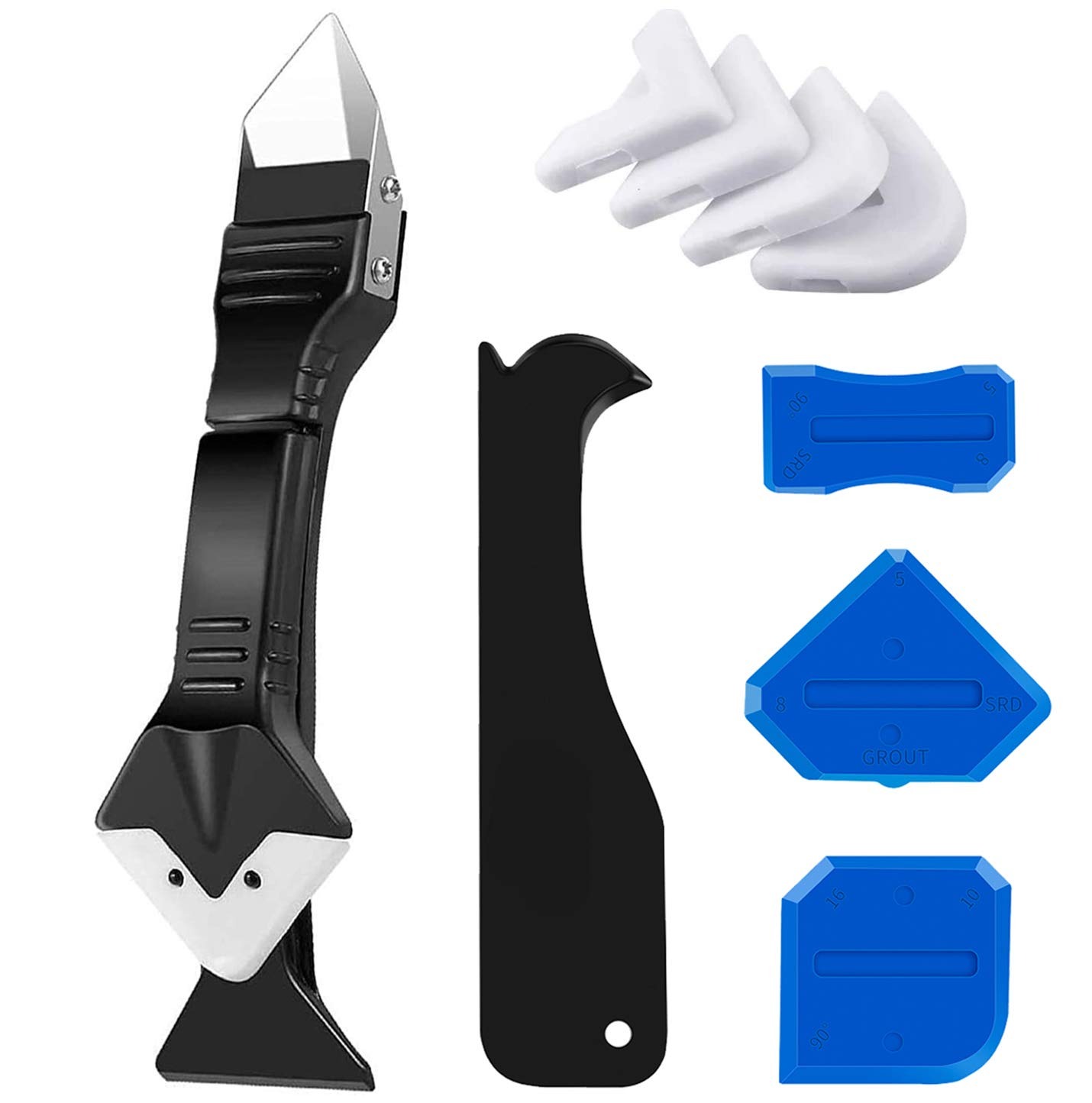 Silicone Caulking Tool Kit，Gla - مراجعة Bathroom Caulk Siliconized وسعره