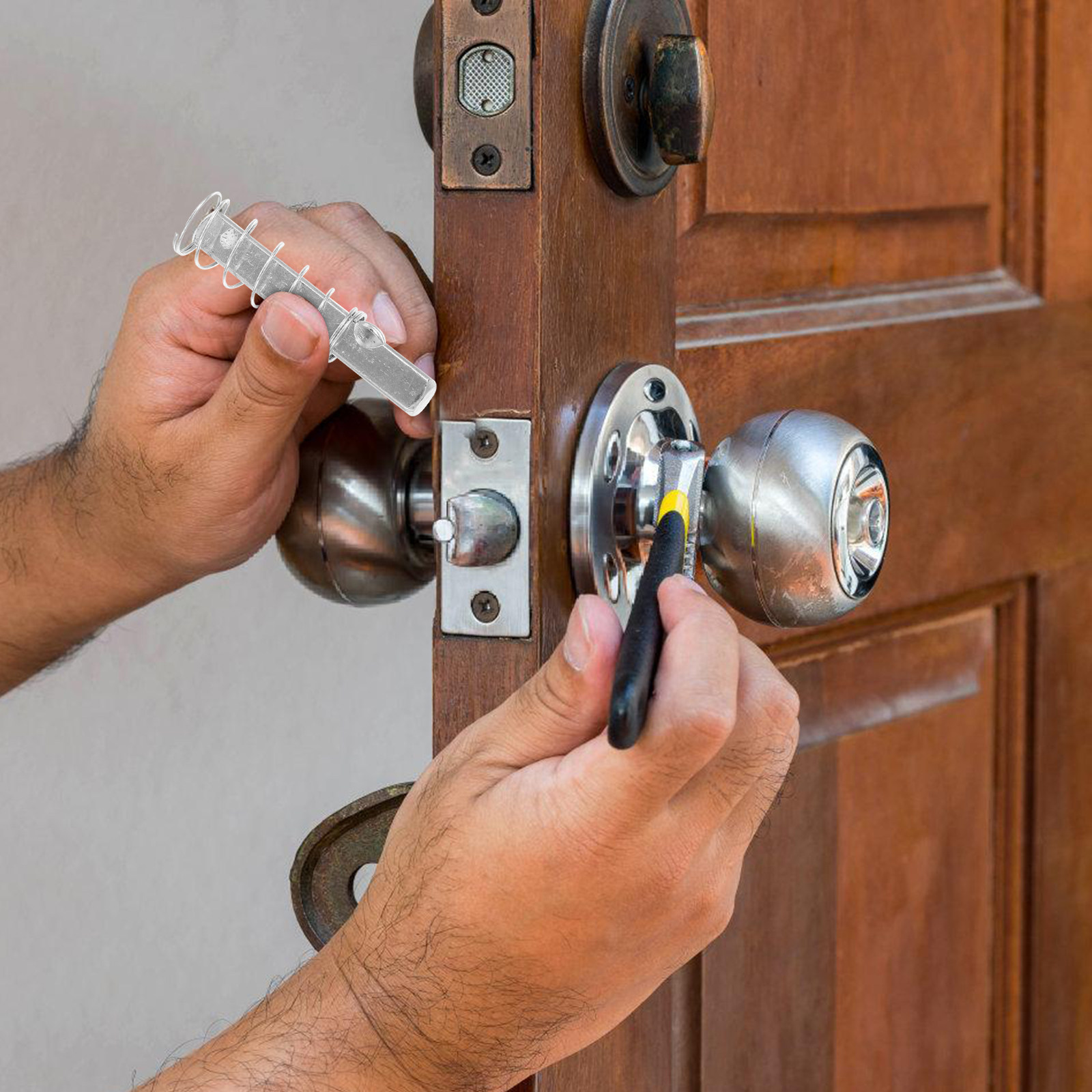 2Pcs Stainless Steel Door Hand - مراجعة Door Knob Replacement وسعره