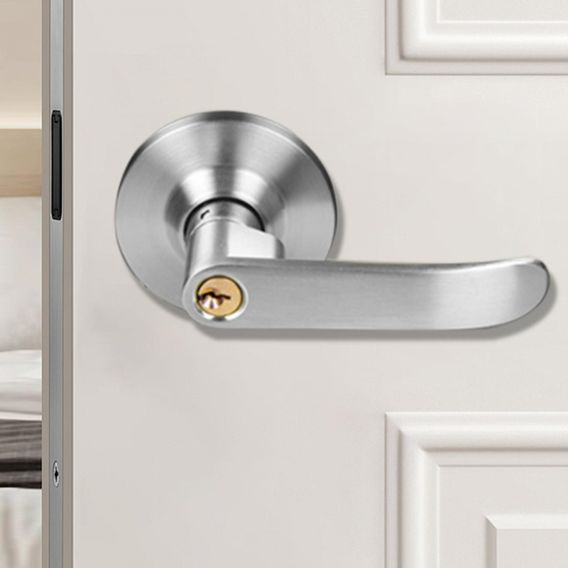 Interior Door Lever Lock with  - مراجعة Door Knob Replacement وسعره