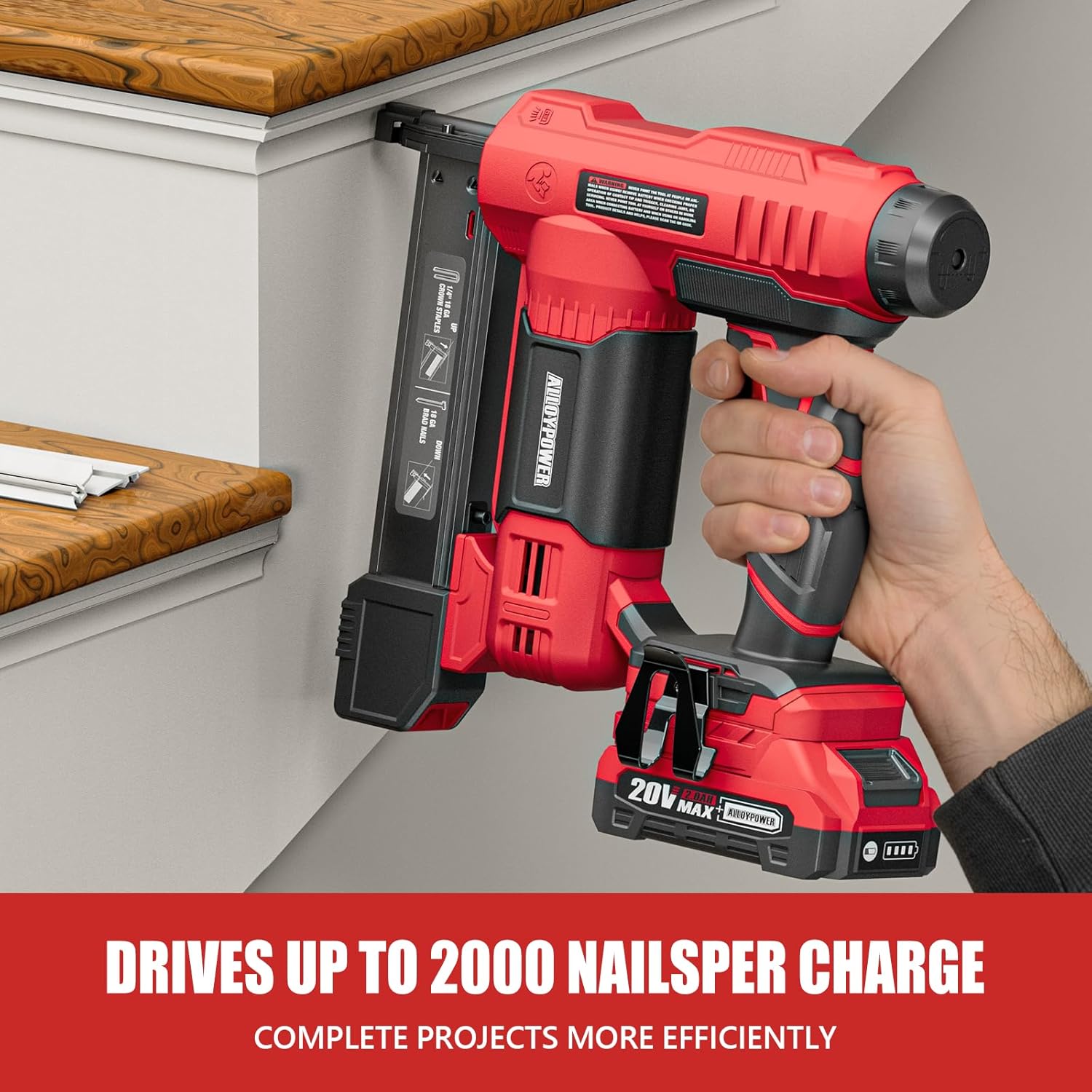 2-in-1 Cordless Brad Nailer an - مراجعة Home Improvement Brad وسعره