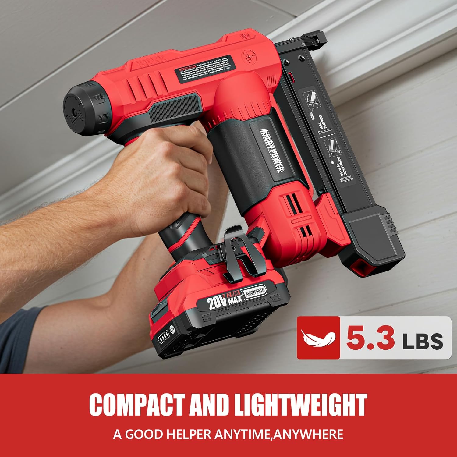 2-in-1 Cordless Brad Nailer an - مراجعة Home Improvement Brad وسعره
