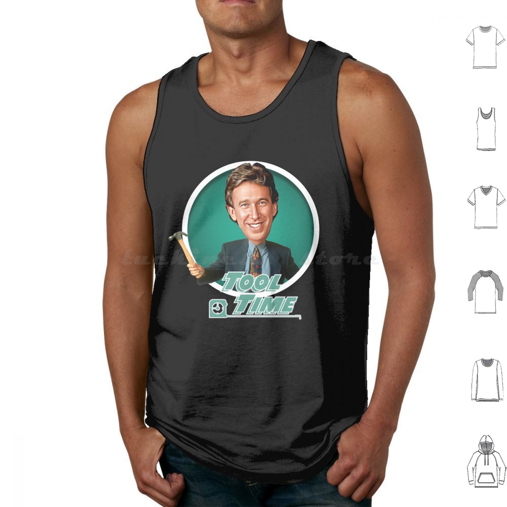 Tim Allen-Tool Time Tank Tops  - مراجعة Home Improvement With Tim Taylor وسعره
