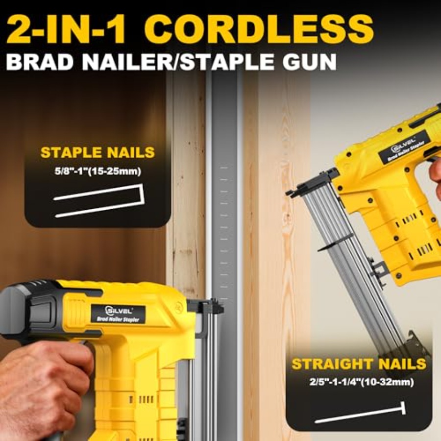 Cordless nail gun for woodwork - مراجعة Home Improvement Brad وسعره
