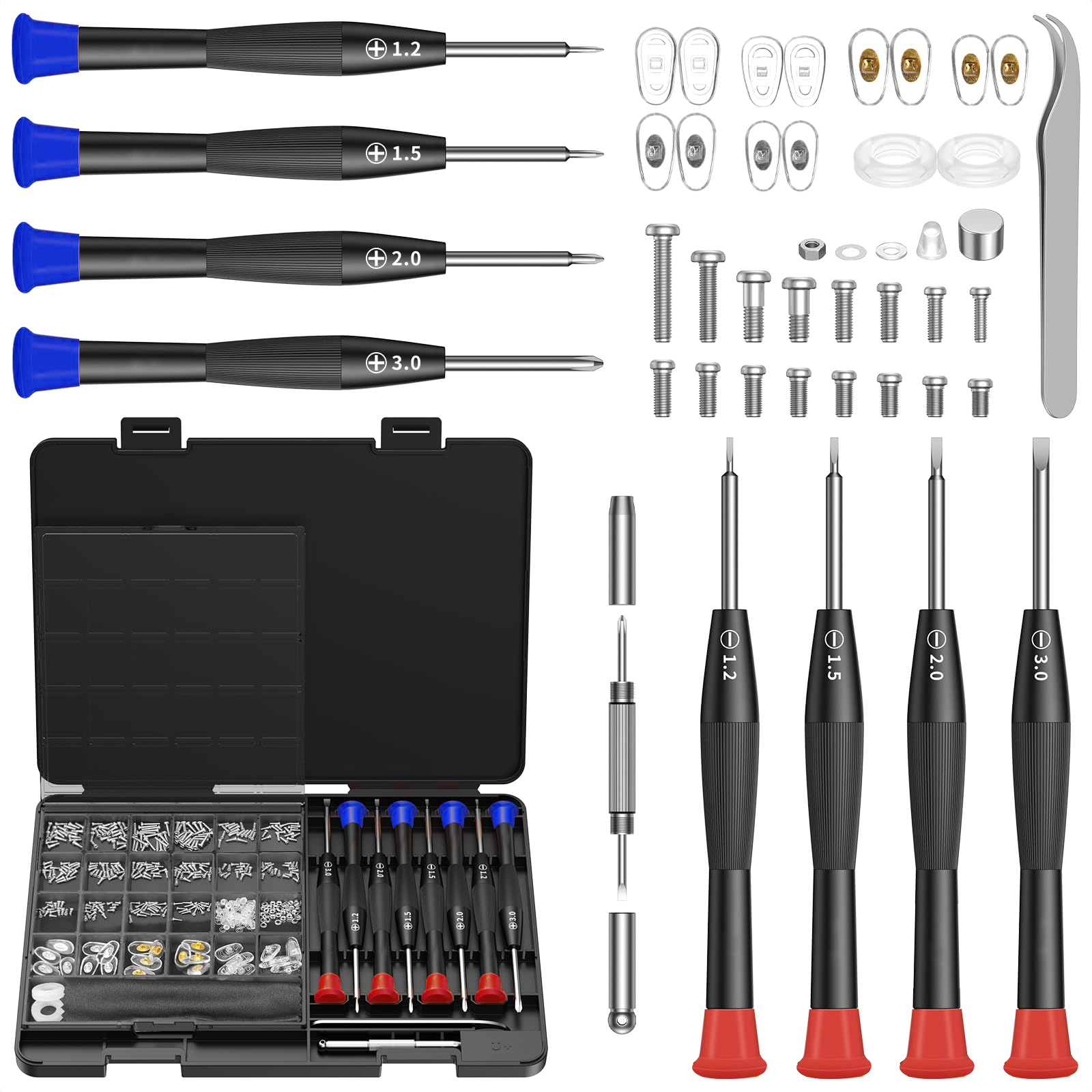 Eyeglass Repair Tool Kit with  - مراجعة Screwdriver Set Precision وسعره